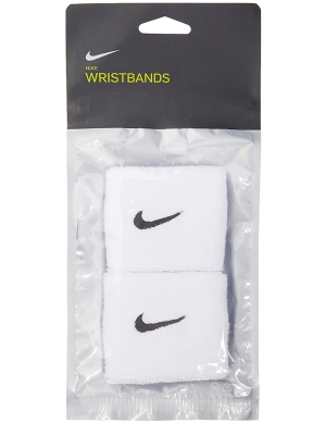 Nike Swoosh Wristbands 2pk - White